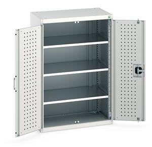 Bott Industial Tool Cupboards with Shelves Bott Perfo Door Cupboard 800Wx525Dx1200mmH - 3 Shelves